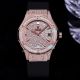 Hublot Classic Fusion Replica Watch Diamond Rose Gold Case Black Leather Strap (2)_th.jpg